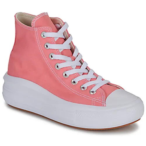 Converse  CHUCK TAYLOR ALL STAR MOVE PLATFORM SEASONAL COLOR  women's Shoes (High-top Trainers) in Pink