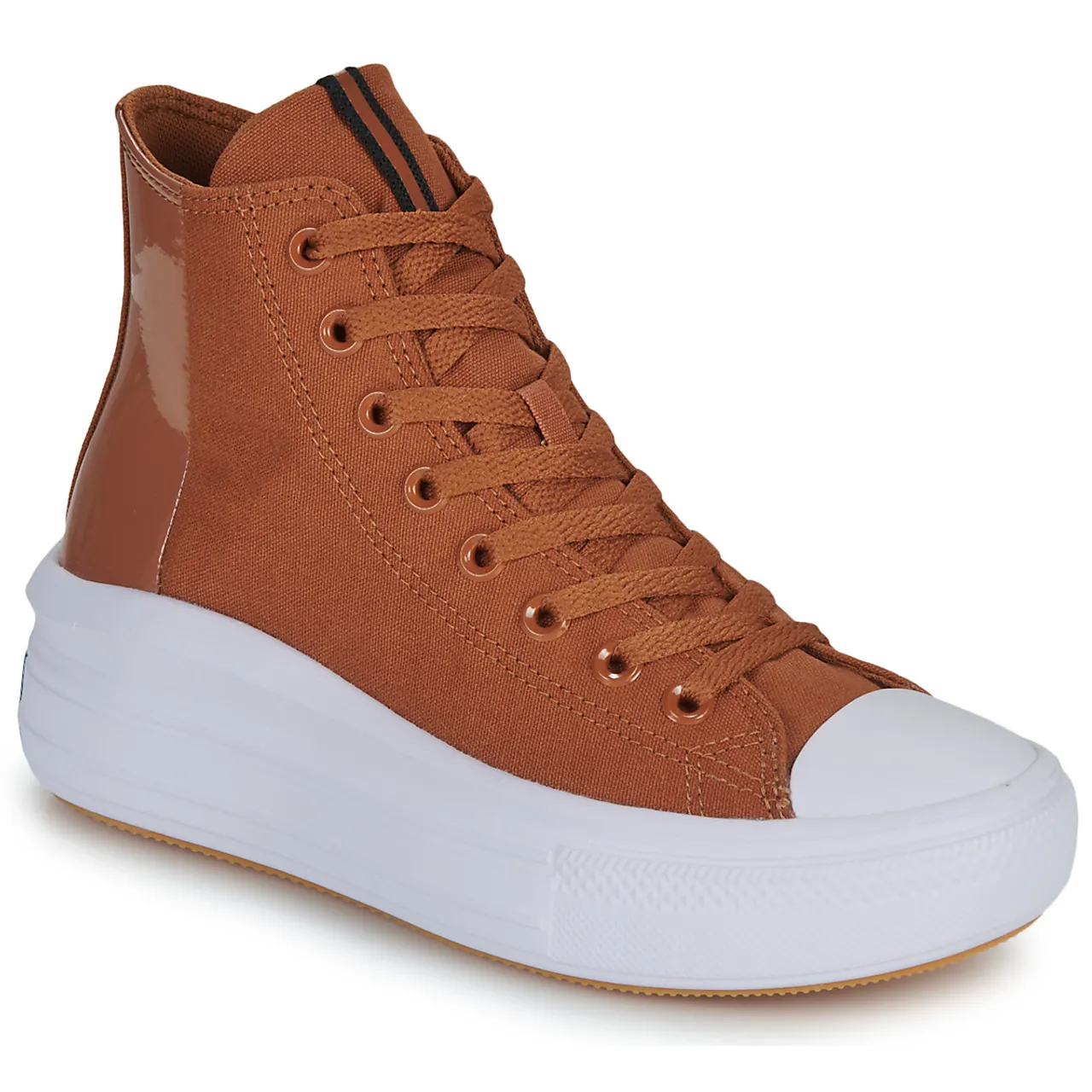 Converse  CHUCK TAYLOR ALL STAR MOVE PLATFORM TORTOISE  women's Shoes (High-top Trainers) in Brown
