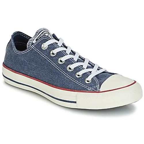 Converse  Chuck Taylor All Star Ox Stone Wash  men's Shoes (Trainers) in Blue
