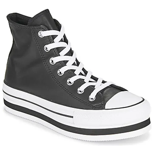 Converse  CHUCK TAYLOR ALL STAR PLATFORM LAYER - RETRO TONES  women's Shoes (High-top Trainers) in Black