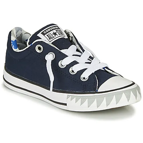 Converse  CHUCK TAYLOR ALL STAR STREET SHARK BITE SLIP-ON - SLIP  boys's Children's Shoes (Trainers) in Blue