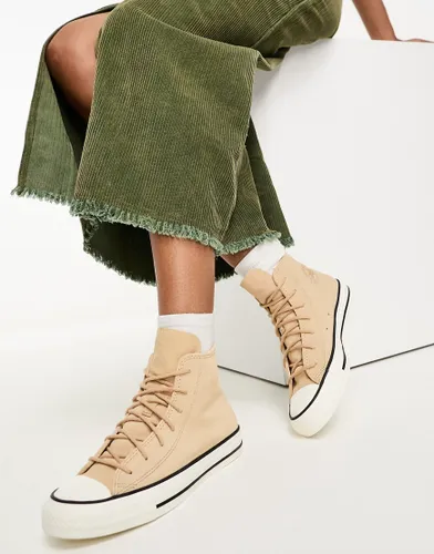 Converse Chuck Taylor All Star trainers in neutral tan