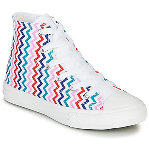 Converse  CHUCK TAYLOR ALL STAR VLTG - HI  girls's Children's Shoes (High-top Trainers) in White