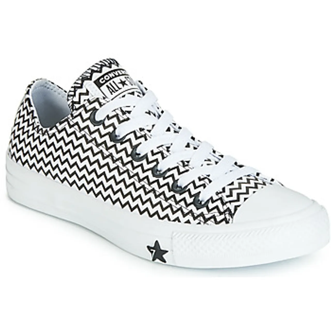 Converse  CHUCK TAYLOR ALL STAR VLTG LEATHER OX  women's Shoes (Trainers) in White