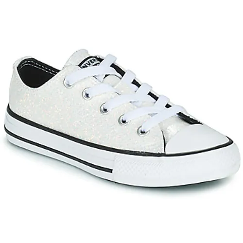 Converse  CHUCK TAYLOR ALL STAR WINTER GLITTER OX  girls's Children's Shoes (Trainers) in White