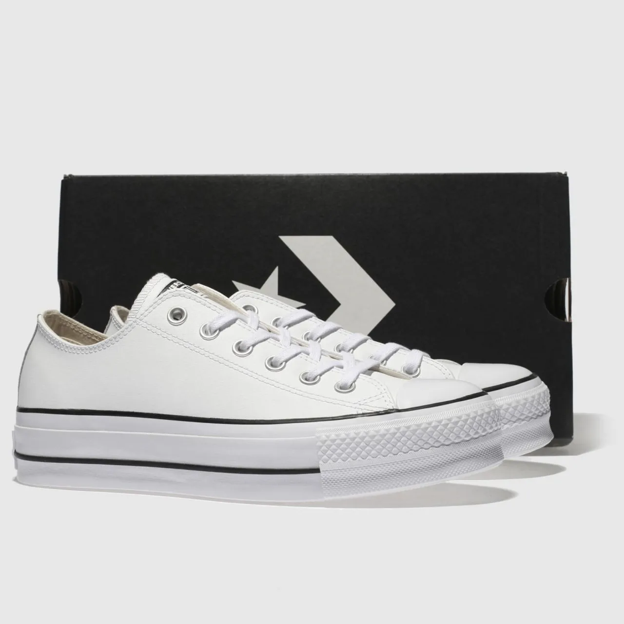 Converse Cons Ct Lift Ox Trainers In White