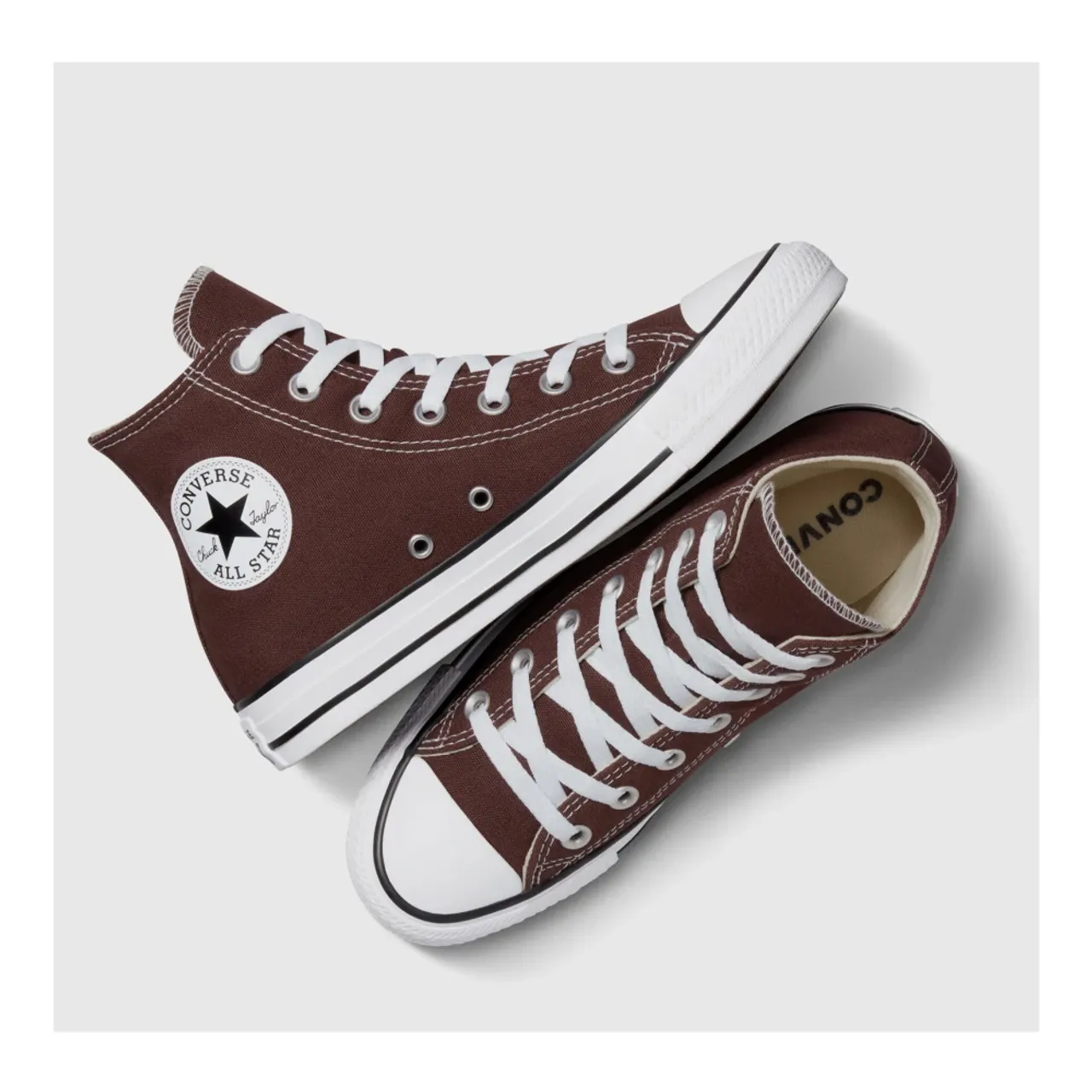 Converse , Eternal Earth Unisex Hi-Top Sneakers ,Brown female, Sizes: