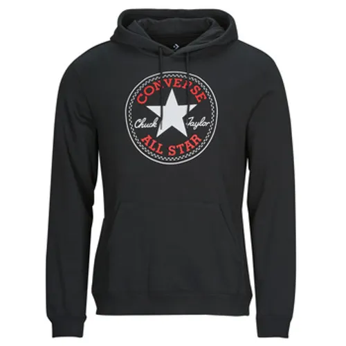 Converse  GO-TO ALL STAR PATCH FLEECE PULLOVER HOODIE  men's Sweatshirt in Black
