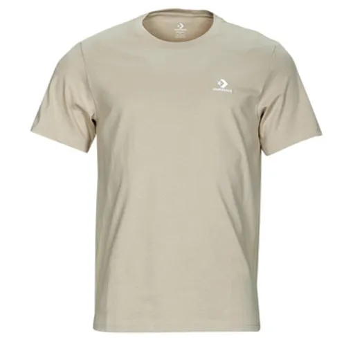 Converse  GO-TO EMBROIDERED STAR CHEVRON TEE  men's T shirt in Beige