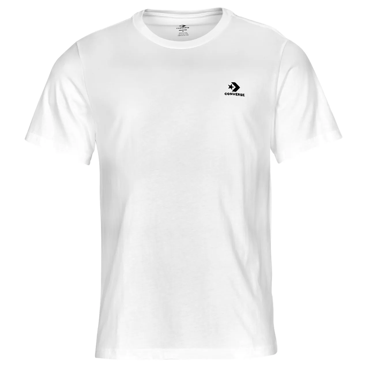 Converse  GO-TO EMBROIDERED STAR CHEVRON TEE  men's T shirt in White