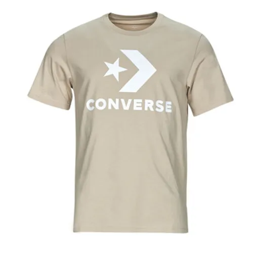 Converse  GO-TO STAR CHEVRON LOGO  men's T shirt in Beige