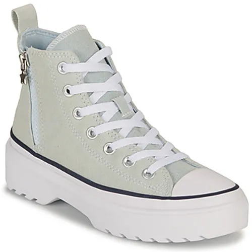 Converse  KIDS' CONVERSE CHUCK TAYLOR ALL STAR LUGGED LIFT PLATFORM RETRO  girls's Children's Shoes (High-top Trainers) in Grey
