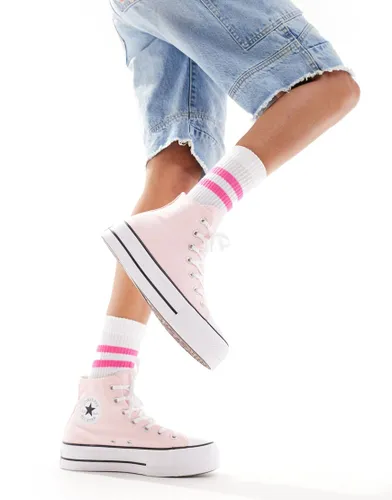 Converse Lift Hi trainers in baby pink