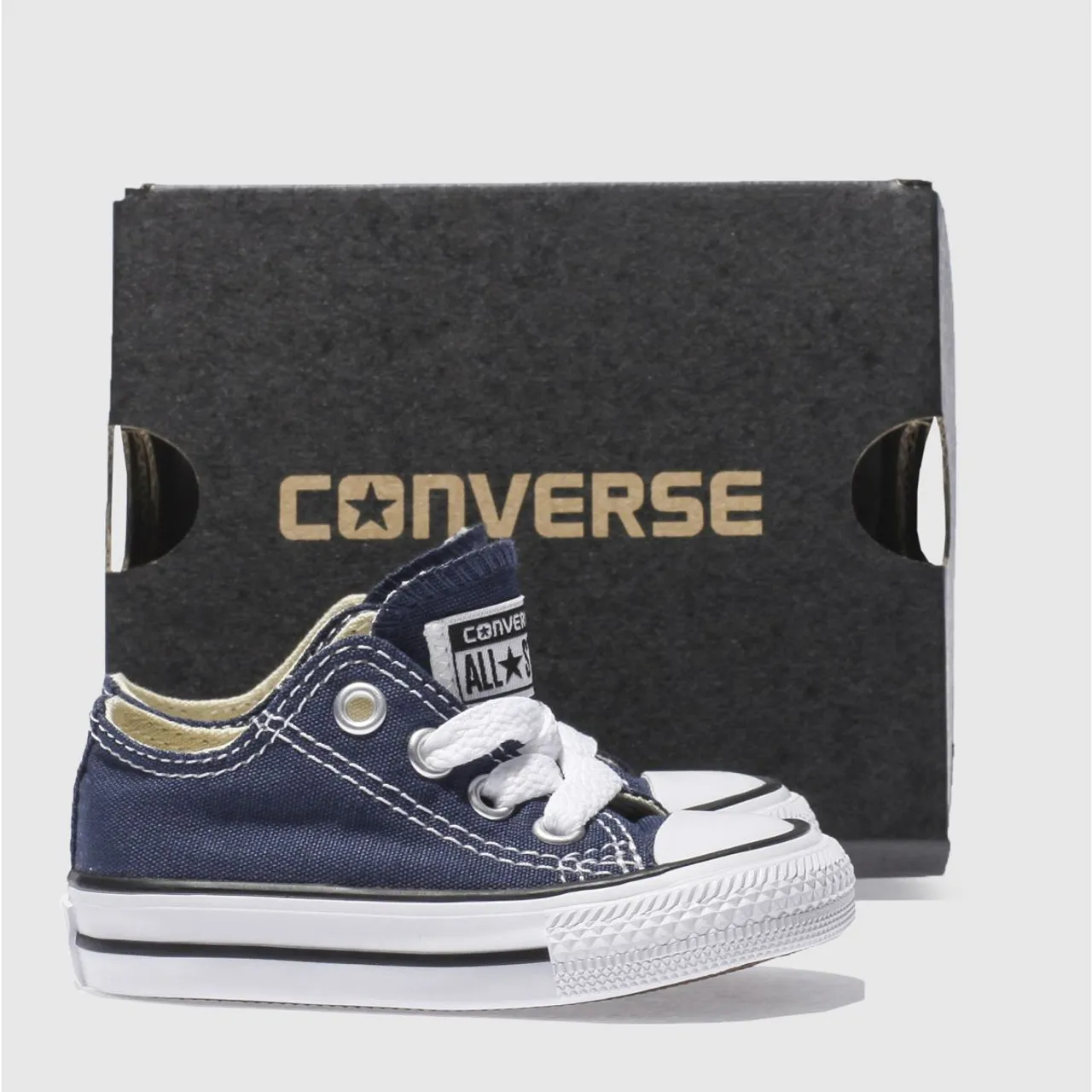 Converse Navy All Star Lo Toddler Trainers