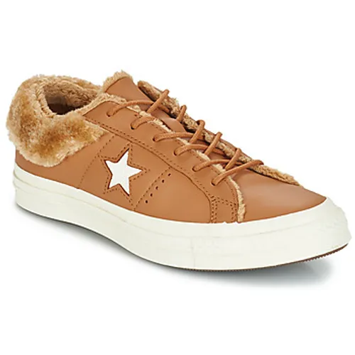 Converse  ONE STAR LEATHER OX  women's Shoes (Trainers) in Brown
