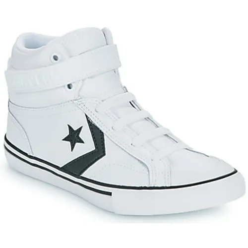 Converse  PRO BLAZE STRAP LEATHER  boys's Children's Shoes (High-top Trainers) in White