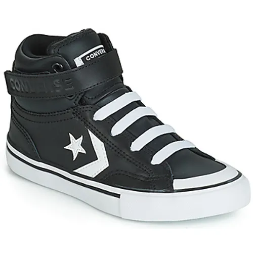 Converse  PRO BLAZE STRAP LEATHER HI  girls's Children's Shoes (High-top Trainers) in Black