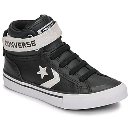 Converse  PRO BLAZE STRAP WINTER GLITTER HI  girls's Children's Shoes (High-top Trainers) in Black