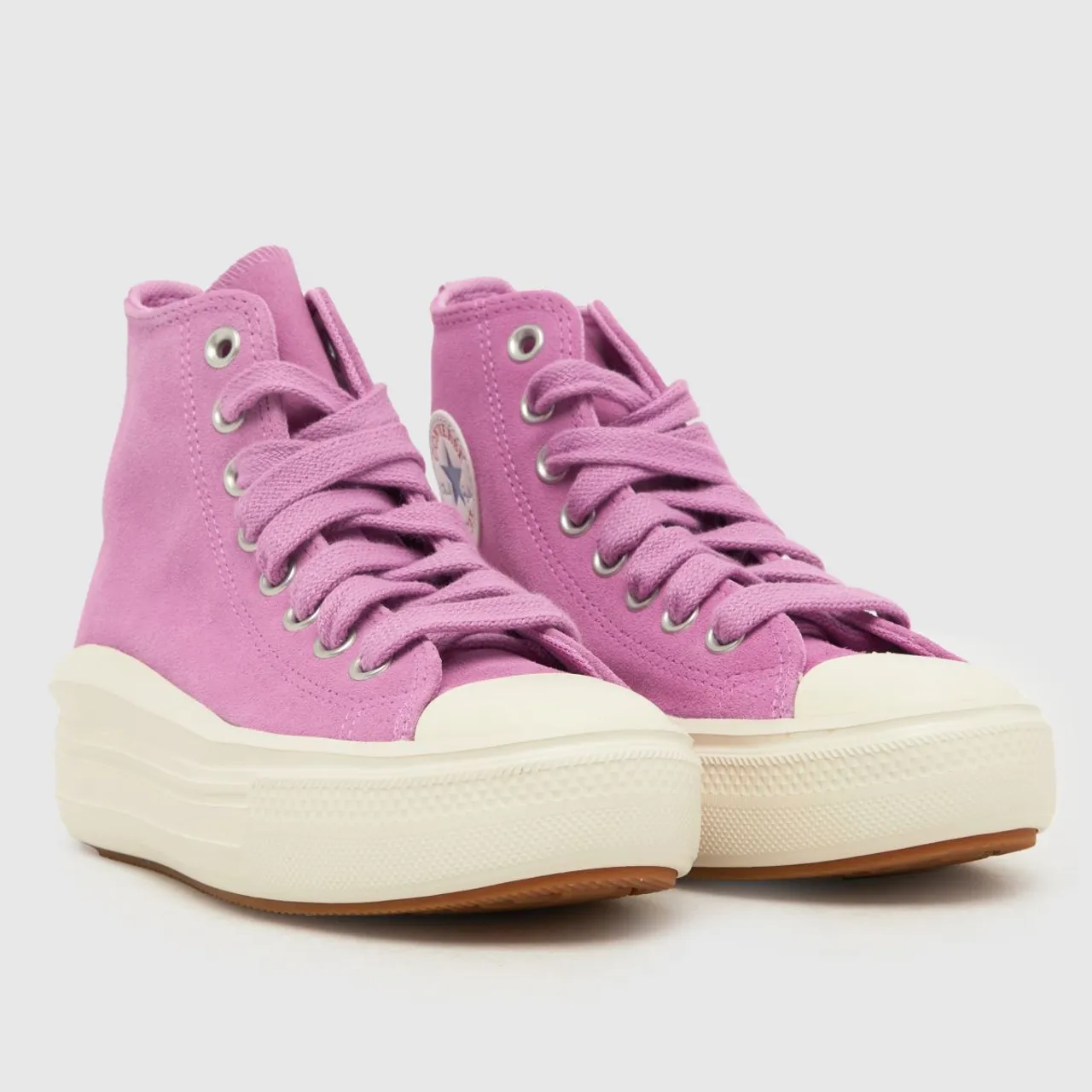 Converse Purple all Star hi Move Girls Youth Trainers