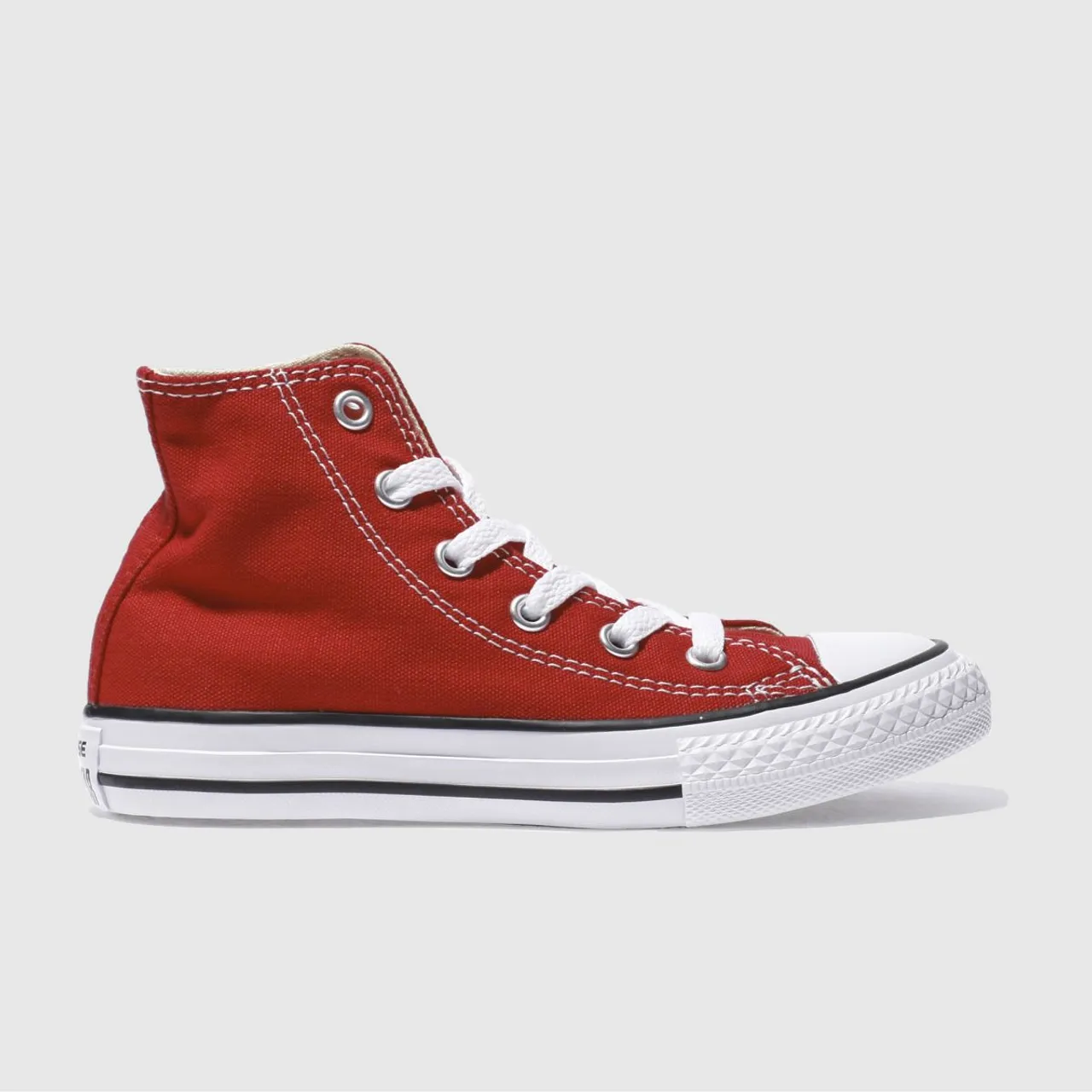 Converse Red All Star Hi Junior Trainers
