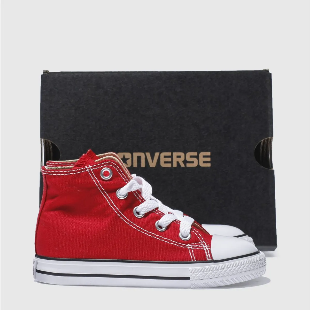 Converse Red All Star Hi Toddler Trainers