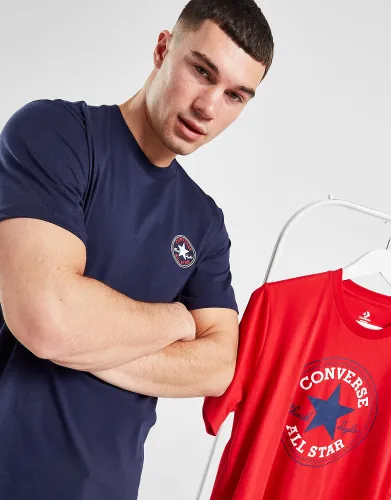 Converse Small Logo T-Shirt - Blue - Mens