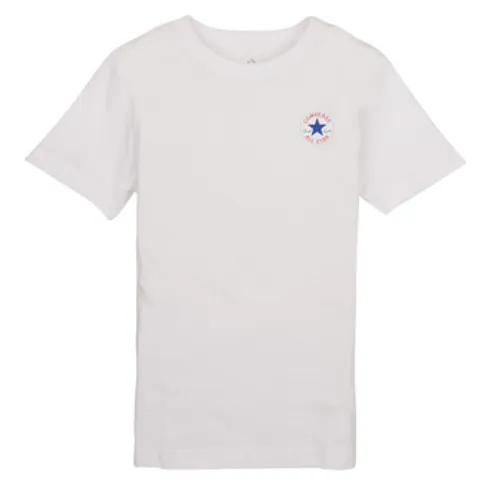 Converse  SS PRINTED CTP TEE  boys's Children's T shirt in White