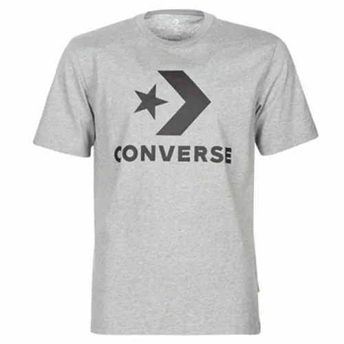 Converse  STAR CHEVRON  men's T shirt in Grey