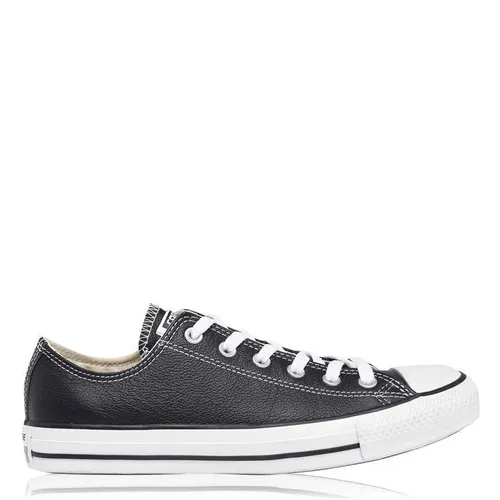 Converse Star Leather Low Trainers - Black