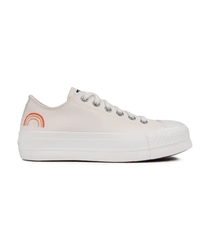 Converse Womens All Star Lift Ox Trainers - Natural