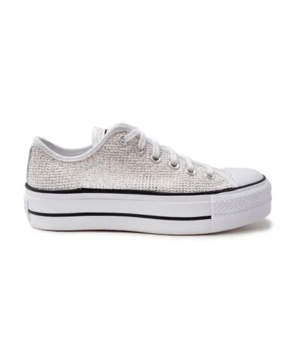 Converse Womens All Star Lift Ox Trainers - White