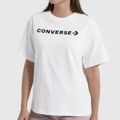 Converse Wordmark Relaxed T-shirt In White