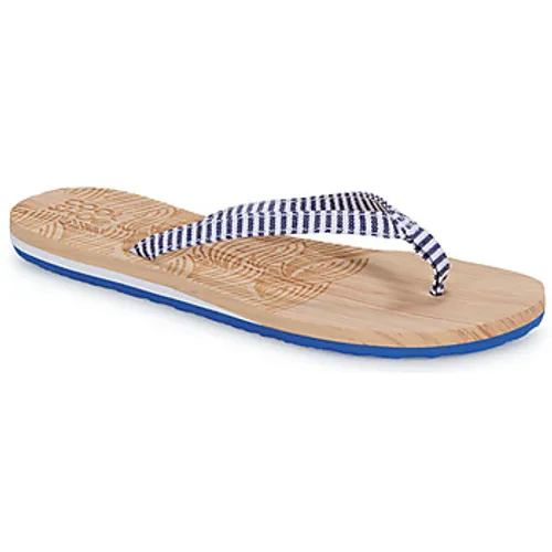 Cool shoe  LOW KEY  women's Flip flops / Sandals (Shoes) in Beige