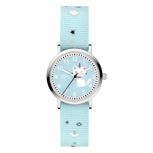 Cool Time Unisex-Kids Analog Quartz Watch with Nylon Strap