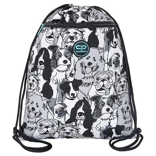 Coolpack Unisex Kid's Green Dogs Planet Drawstring Duffle