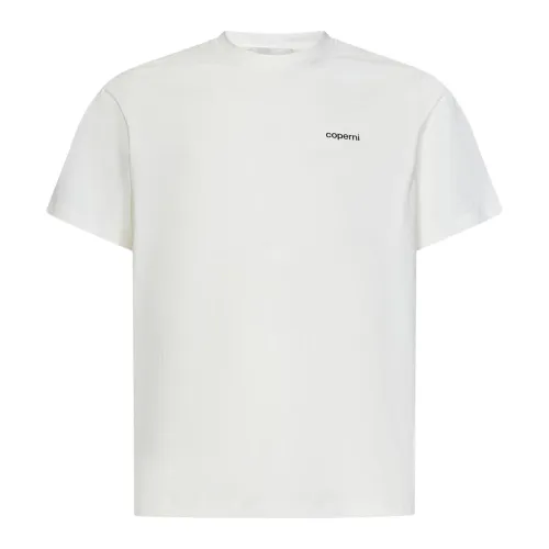 Coperni , Men Clothing T-Shirts Polos White Aw23 ,White male, Sizes:
