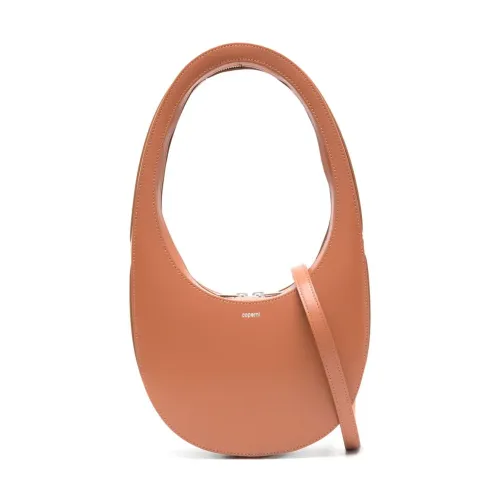 Coperni , Oval-shaped Italian Leather Bag ,Brown female, Sizes: ONE SIZE