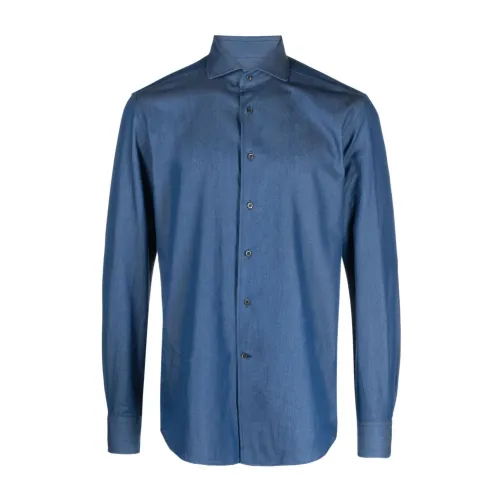 Corneliani , Cotton Flannel Shirt, 100% Cotton