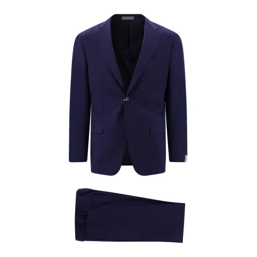 Corneliani , Men Clothing Suit Blue Ss23 ,Blue male, Sizes: