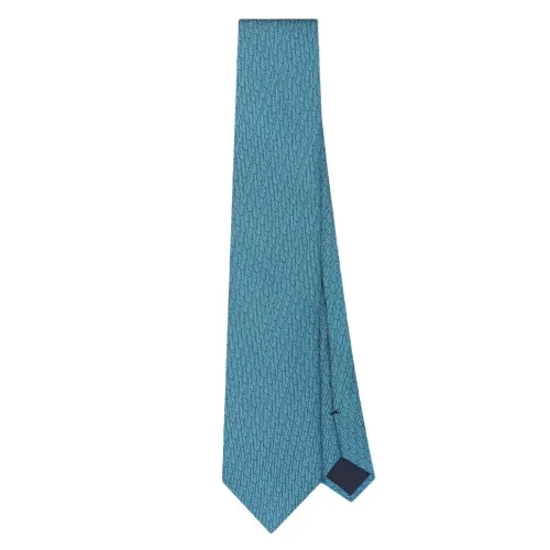 Corneliani , Silk tie ,Blue male, Sizes: ONE