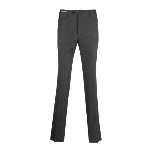 Corneliani , Wool Pants, 100% Wool, Made in Italy ,Gray male, Sizes: