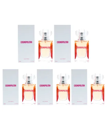 Cosmopolitan Womens Eau de Parfum 30ml Spray For Her x 5 - Orange - One Size