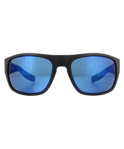 Costa Del Mar Mens Sunglasses Half Moon HFM 193 OBMP Bahama Blue Fade Mirror Polarized Plastic - One