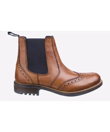 Cotswold Cirencester Chelsea Brogue Mens - Brown