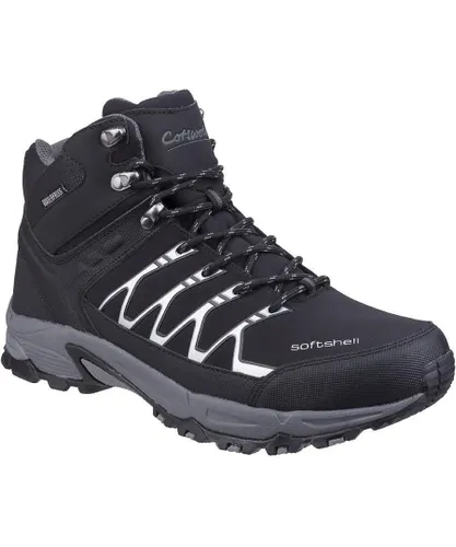 Cotswold Mens Abbeydale Mid Hiking Boots (Black/Grey)