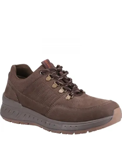 Cotswold Mens Longford Leather Shoes (Brown)