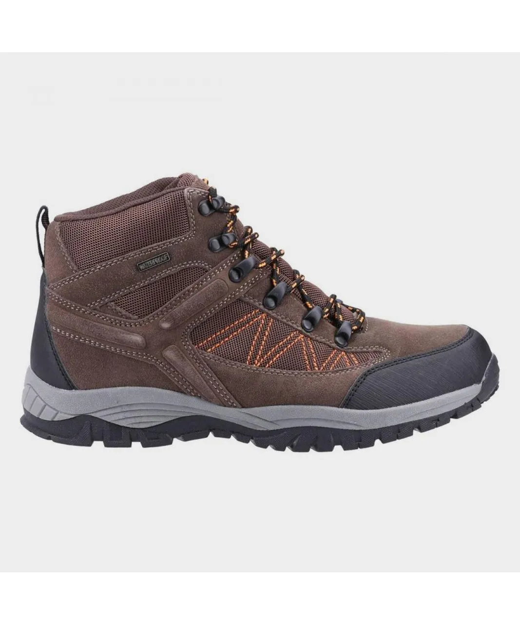 Cotswold Mens Maisemore Suede Hiking Boots (Brown)