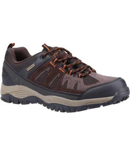 Cotswold Mens Maisemore Suede Hiking Shoes (Brown)