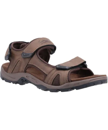 Cotswold Mens Shilton Recycled Sandals (Brown)