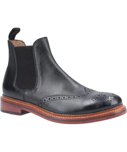 Cotswold Mens Siddington Leather Goodyear Welt Boot - Black
